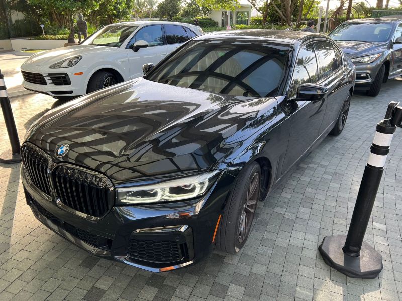 BMW 750i xDrive long-term rental in Miami, Florida